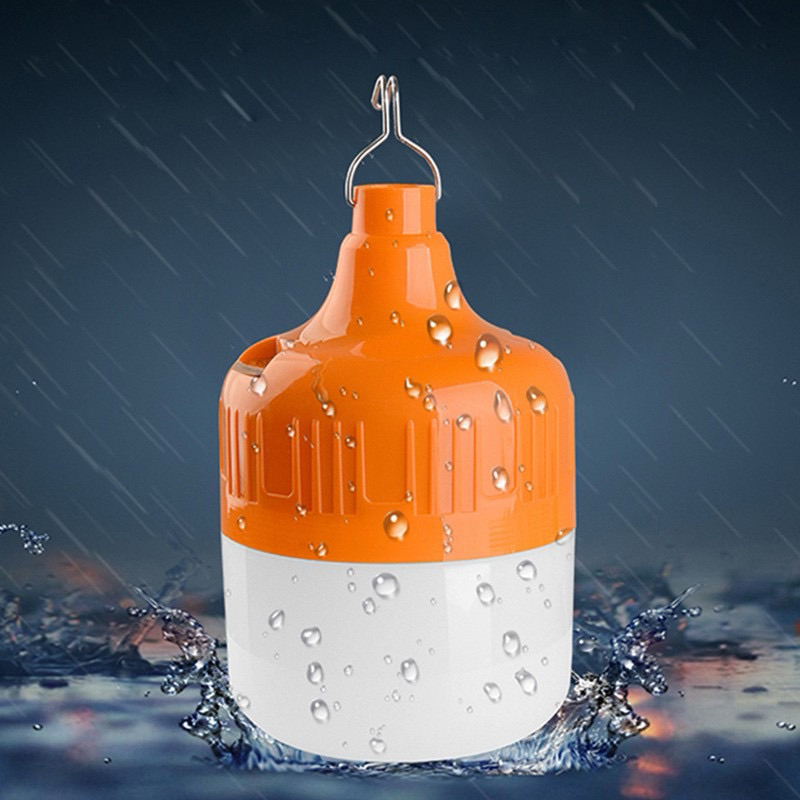 Bóng đèn tích điện DUSIHA siêu sáng, Đèn led tích điện 200W, 300W, 500W 2 Pin tích 6-8h Hót 2026