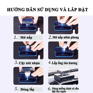 Nước hoa trên xe ô tô Duke - sáp thơm, khử mùi chống say xe, chiết xuất hoàn toàn từ thiên nhiên