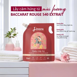 [Tặng Mèo Kitty Yếm Đỏ] Combo 2 túi nước giặt Finora tổng 3kg (1 túi 1Lít + 1 túi 2 Lít )