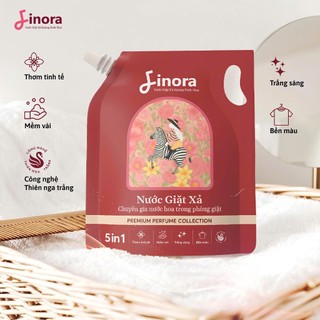 (TẶNG 1 Thỏ Bông Khổng Lồ) Combo 4 Túi Nước Giặt Finora  Phiển Bản Premium Hương Nước Hoa  1KG/TÚI