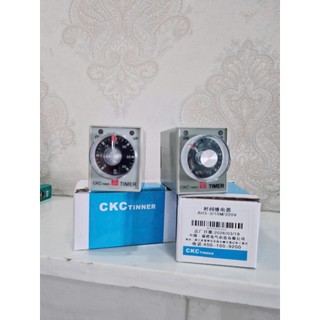 Timer cơ CKC AH3-3 rơ le điều khiển thời gian loại 8 chân tròn