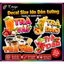 Decal trang trí quán nước hình ly-Trà sữa trà dâu, sinh tố, cà phê,rau má,trà sữa,Sticker,dán tường, tủ, kính,in theo yc