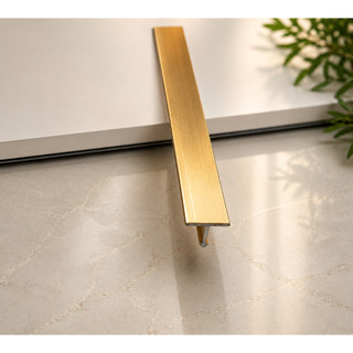 Nẹp nhôm chữ T mạ anode dài 2.7m đa dạng màu sắc kích thước từ T6mm đến T30mm | Nẹp Trang Trí Nội Thất