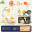 Đồ Chơi Nhà Tắm Con Vịt Kèm Vòi Sen BỐ KHỦNG LONG Nhiều Chế Độ Vịt Thả Bồn Tắm Đồ Chơi Cho Bé 1- 2 Tuổi Vịt Phun Nước