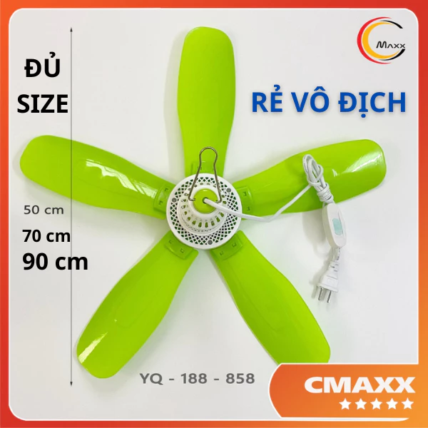 Quạt trần mini 5 cánh quạt đuổi ruồi muỗi, Quạt màn trần cao cấp chạy êm bảo hành 12 tháng