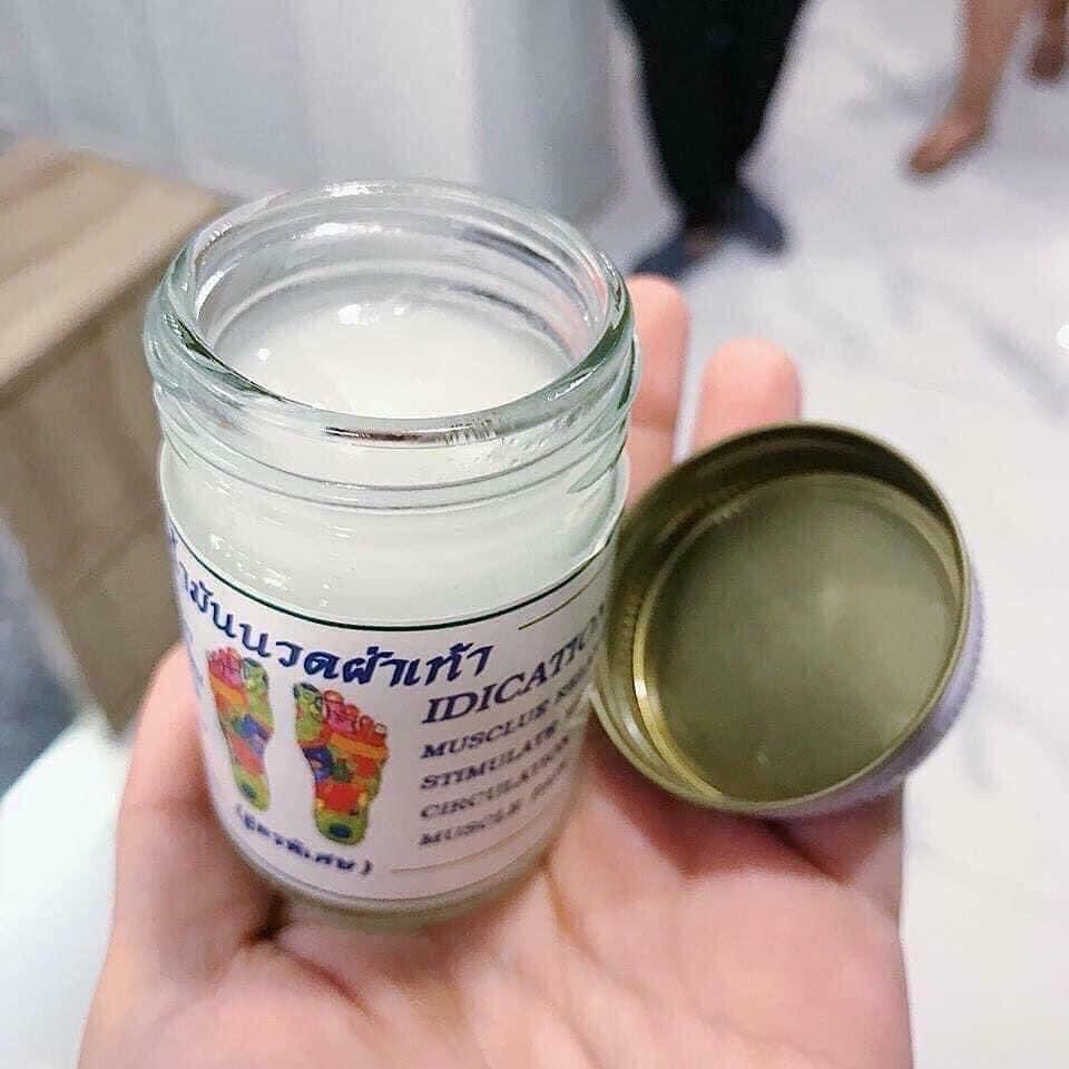 Combo 6 Lọ Cao Bàn Chân Thái Lan Hũ To 50g INDICA Foot Balm Dầu Cù Là Thảo Mộc Massage Chân Dùng Ngoài Da