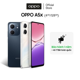 [LS] Điện thoại OPPO A5x 4GB/128GB có NFC, nhân bản ứng dụng - Hàng chính hãng
