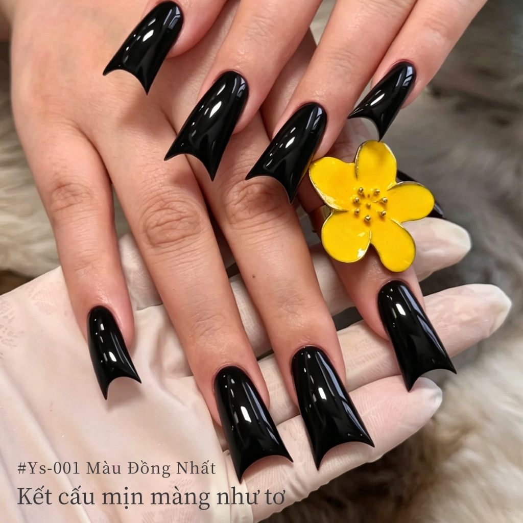 XEIJAYI 10ml-Sơn gel móng tay màu đen cổ điển và thời thượng, phù hợp cho salon và sử dụng hàng ngày