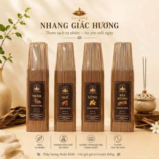 NHANG TRẦM /ĐÀN HƯƠNG /QUẾ /GỪNG - GIÁC HƯƠNG - BÓ 500G