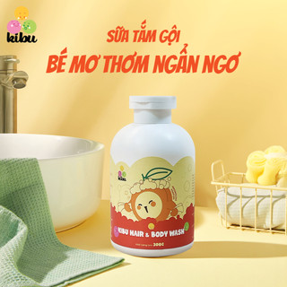 Sữa Tắm Gội Trẻ Em 2in1 Kibu MƠ - Thành Phần Thiên Nhiên, Bảo Vệ Tóc Mềm Mượt & Dịu Nhẹ Cho Da