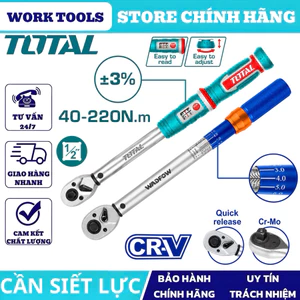 Cần siết lực đa năng nhiều loại TOTAL, WADFOW Chất lượng cao DN2