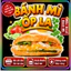 Poster decal BÁNH MÌ THỊT trang trí quán nước, dán tường, tủ kính,cao cấp chống nước- A4 cắt sẵn chỉ cần lột dán