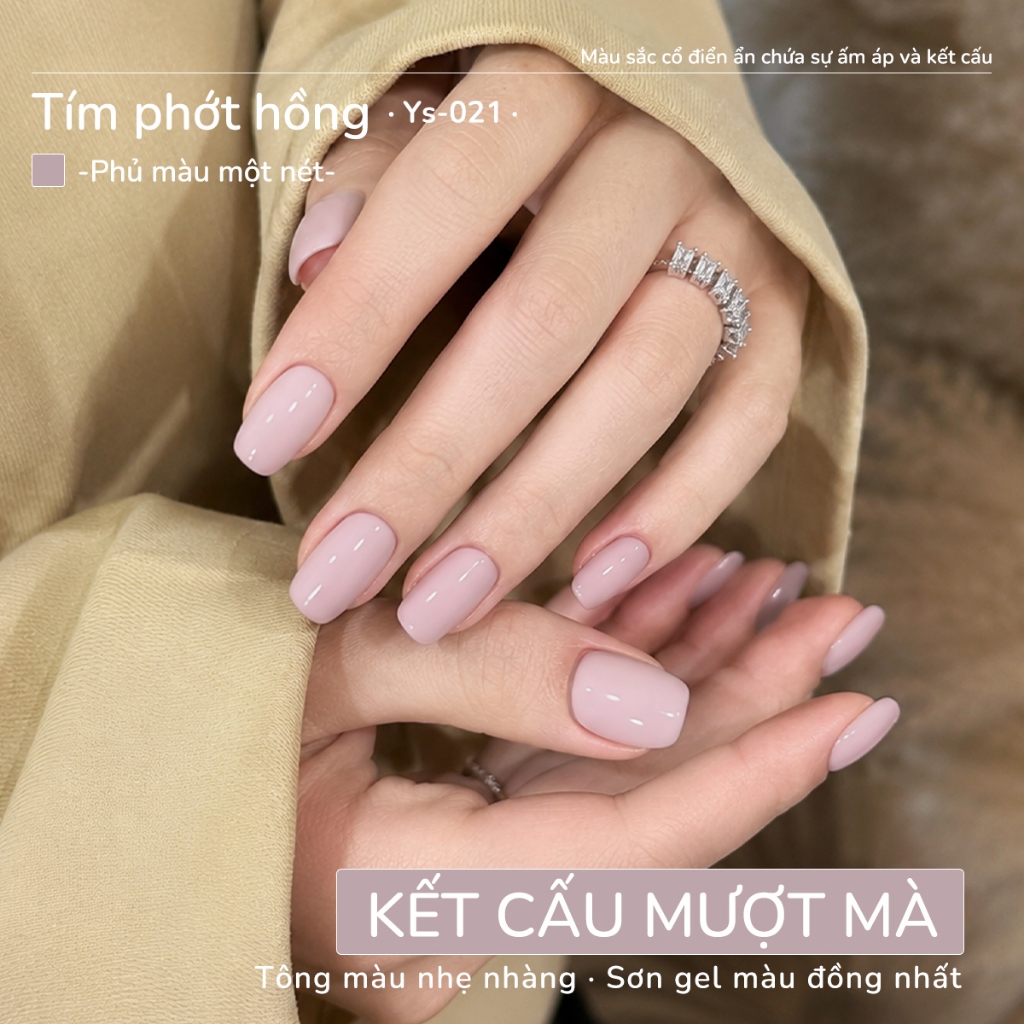 XEIJAYI 10ml - Sơn móng tay gel màu hồng nude hoa anh đào, phù hợp cho mọi mùa