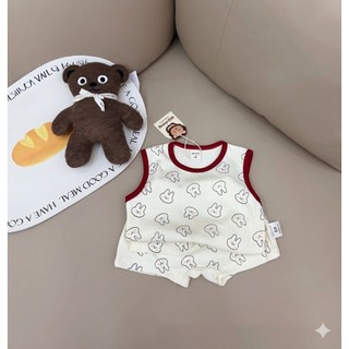 [6-16 kg] Bộ Ba Lỗ Cho Bé Trai Bé Gái Chất Cotton Co Giãn 4 Chiều Đồ Bộ Mặc Nhà Cho Bé Bộ Sát Nách