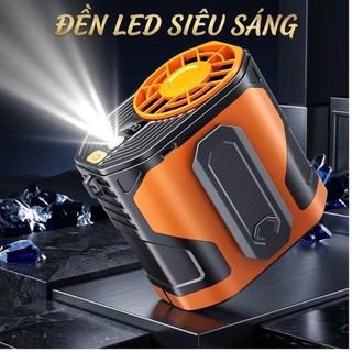 (MẪU MỚI) Quạt Mini Đeo Hông F83 - Quạt Tích Điện - Quạt Kẹp Áo Giảm Nóng Có Đèn LED, Chống Nước