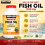 Viên uống dầu cá Hỗ trợ da căng bóng, tăng ẩm, giảm viêm Kirkland Signature Fish Oil 1000mg - Hộp 400 viên