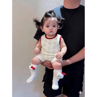 [6-16 kg] Bộ Ba Lỗ Cho Bé Trai Bé Gái Chất Cotton Co Giãn 4 Chiều Đồ Bộ Mặc Nhà Cho Bé Bộ Sát Nách