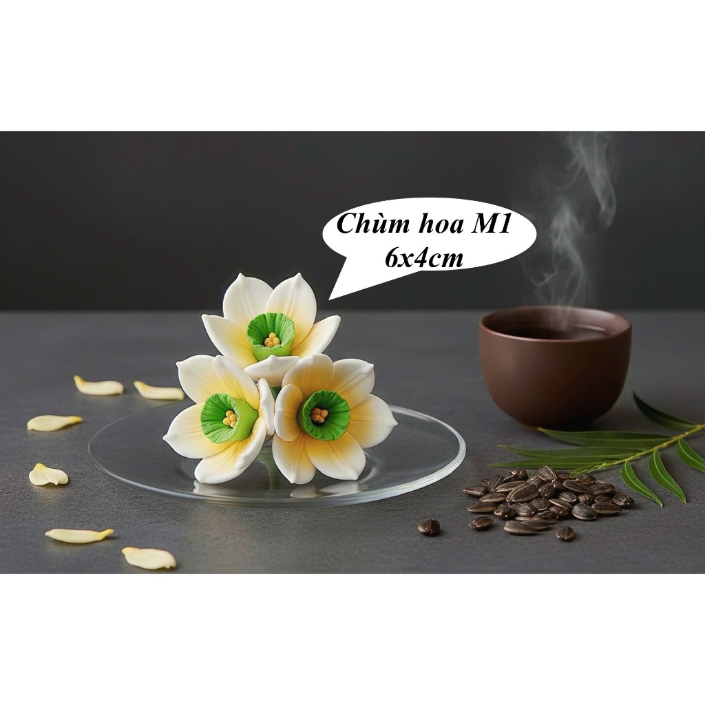 Khuôn silicon chùm Hoa M1