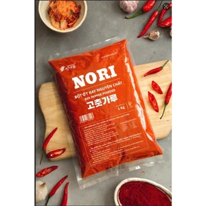 Bột ớt nguyên chất Hàn Quốc túi 1kg - Nguyên liệu làm kim chi, món ăn Hàn Quốc