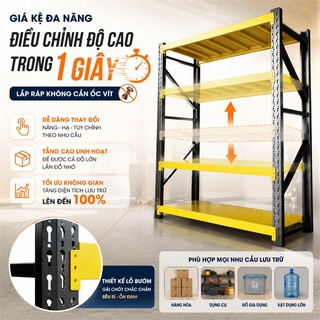 Kệ sắt để đồ đa năng Chịu Tải Cao Kệ nhiều tầng Chiều Cao Điều Chỉnh Kệ hàng Chống gỉ và bền chắc