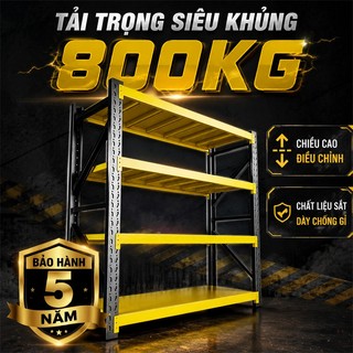 Kệ sắt để đồ đa năng Chịu Tải Cao Kệ nhiều tầng Chiều Cao Điều Chỉnh Kệ hàng Chống gỉ và bền chắc