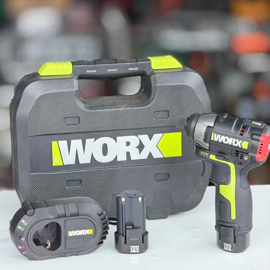 Máy vặn vít động lực dùng pin Li-ion 12V Worx WU132X lực siết 160Nm, tốc độ 3500v/ phút