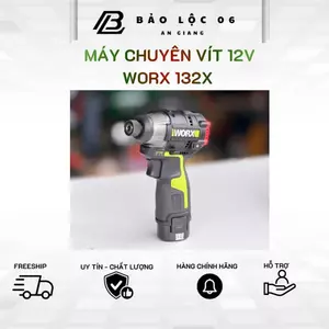 Máy vặn vít động lực dùng pin Li-ion 12V Worx WU132X lực siết 160Nm, tốc độ 3500v/ phút