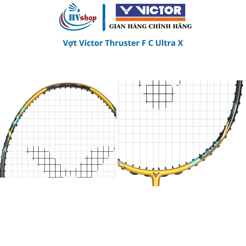Vợt cầu lông Victor Thruster F C Ultra X chính hãng, thân cứng 5.8mm, nặng đầu, chuyên công - HVShop