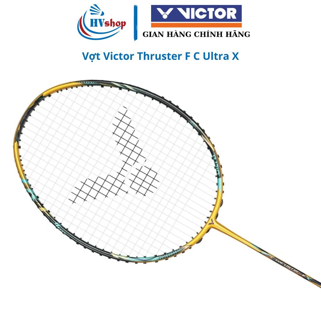 Vợt cầu lông Victor Thruster F C Ultra X chính hãng, thân cứng 5.8mm, nặng đầu, chuyên công - HVShop