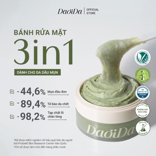 Bánh Rửa Mặt Thảo Mộc Tươi DaoiDa Pack Cleanser 120g - Làm sạch sâu và cải thiện mụn đầu đen