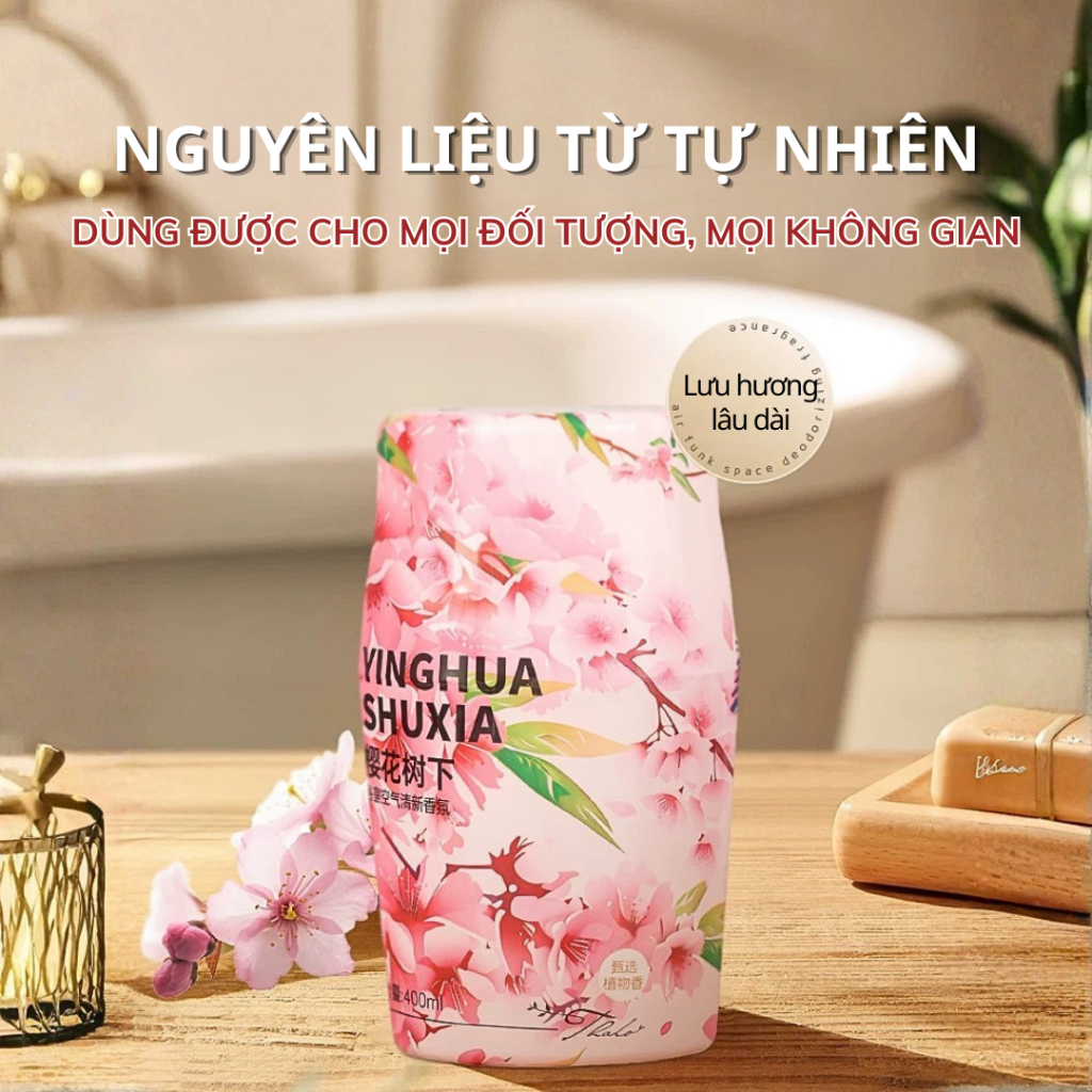Lọ tỏa hương Sáp thơm phòng hương thơm tự nhiên dễ chịu sáp thơm phòng khử mùi thế hệ mới 400ml ST27