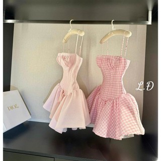Váy 2 dây cup ngực tùng xoè rất xinh dành cho chị em mặc đi chơi du lịch kiểu baby tiểu thư xinh đẹp - Baotrang.clothes