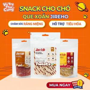 Que Gặm Cho Chó Sạch Răng Thơm Miệng, Bổ Sung Dinh Dưỡng JIREHO 110g