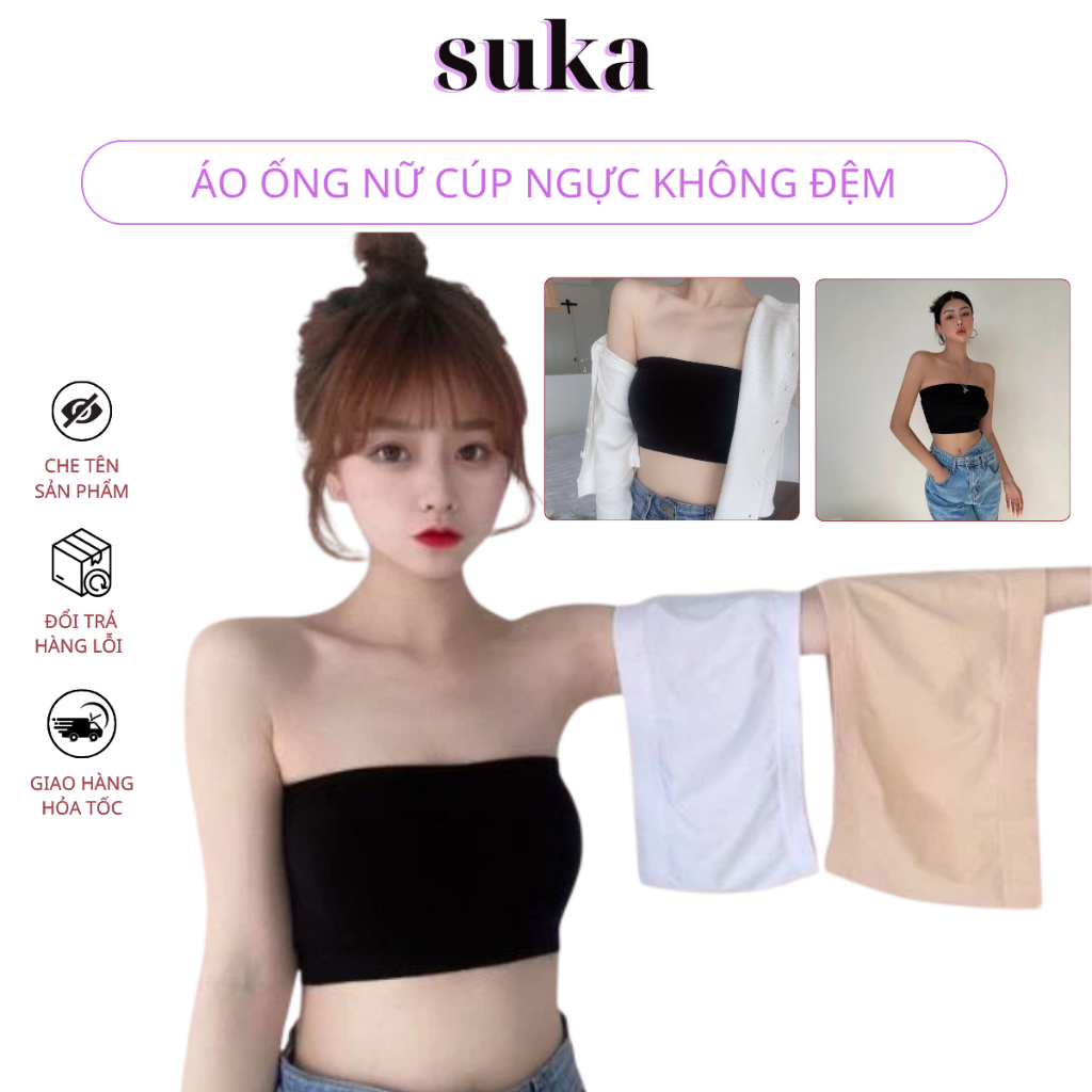 Áo ống nữ cúp ngực không đệm , áo bra không dây cực xinh 531