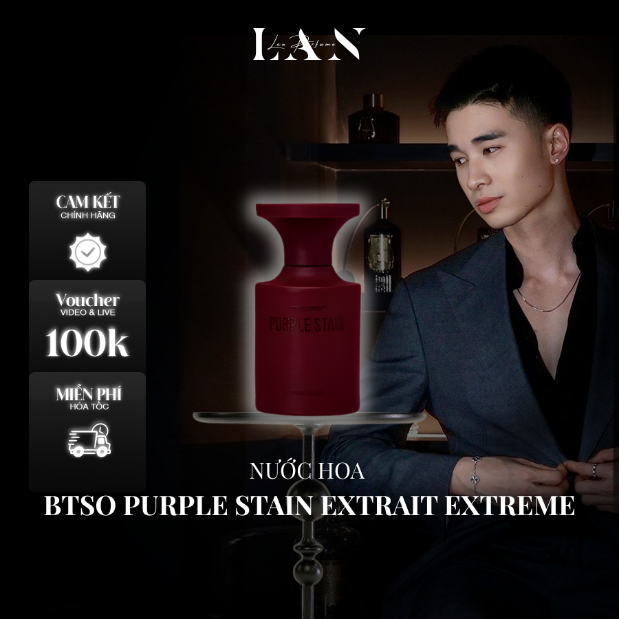 [LAN] Nước Hoa Unisex BTSO Purple Stain Extrait Extreme 50ml Fullbox