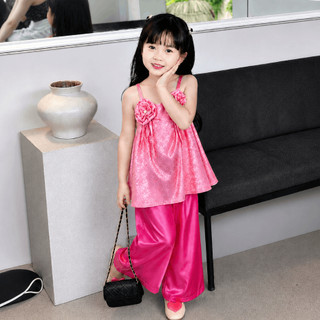 Set yếm 2s lụa cho bé mặc chơi Tết Trung Thu, lễ hội. Set yếm 2 dây bé gái size đại. Bộ yếm mặc hè 8-40kg B08-BIATON