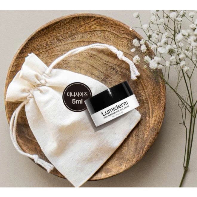 E67_ [SIZE MINI] Kem dưỡng Lumiderm vital niacinamide 20% cream hũ 5ml (Vỏ trắng)