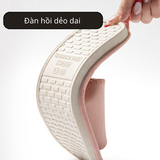 [MỚI] Dép Quai Ngang Vải Lanh Cotton Linen Nam Nữ Đi Trong Nhà,Đế Chống Trượt Êm Chân Thoáng Khí