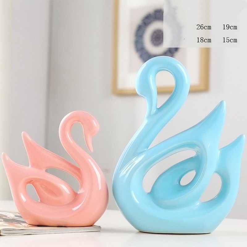 Bộ tượng các mẫu tông màu pastel decor nhà cửa