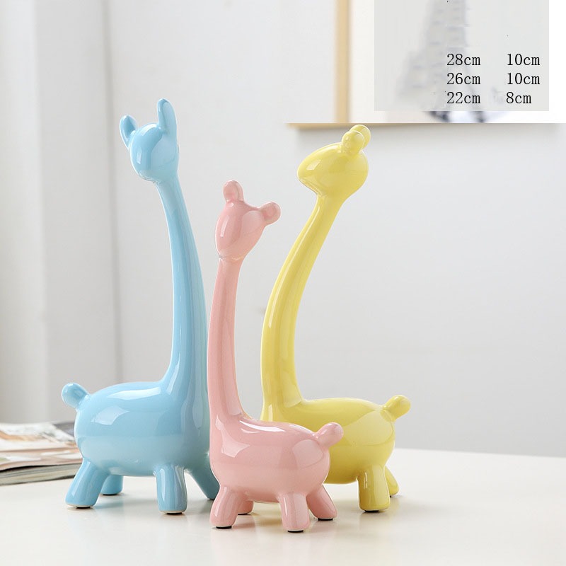 Bộ tượng các mẫu tông màu pastel decor nhà cửa