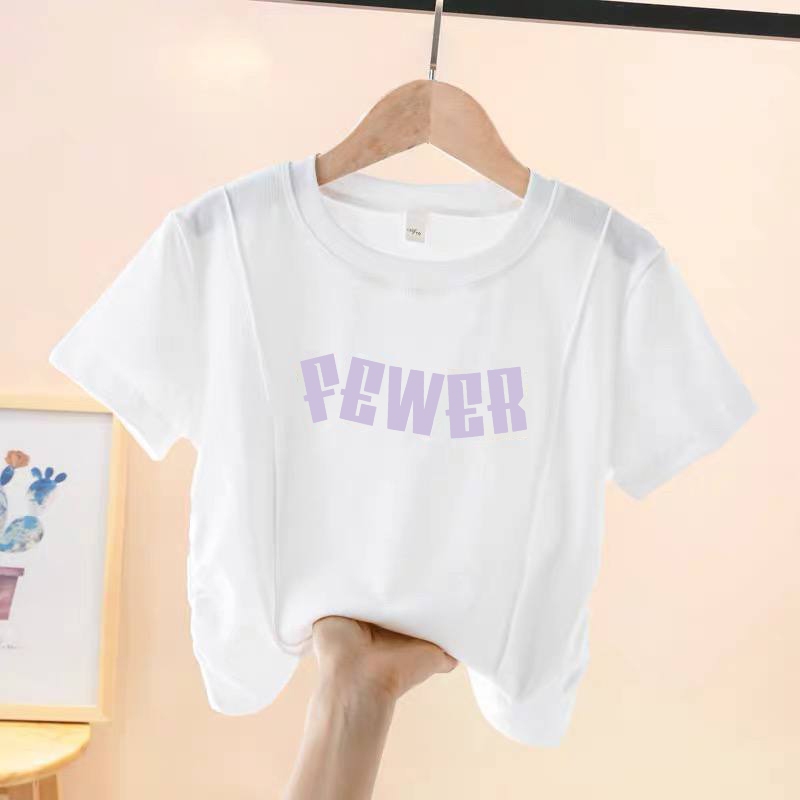 Áo in chữ Fewer cho bé gái size đại BEESHOP H26075