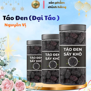 Táo đen sấy khô đại táo loại 1 quả to thơm ngon ăn vặt làm quà ngày lễ tết tốt cho sức khoẻ