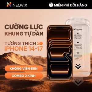 【KHÔNG VIỀN】02 Kính Cường Lực iPhone Tự Dán Chống Vân Tay Chống Nhìn Trộm iPhone 15 16 17 14 Pro Max
