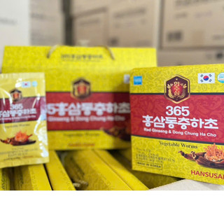 NƯỚC CHIẾT XUẤT HỒNG SÂM ĐÔNG TRÙNG HẠ THẢO 365 70ML X 20 GÓI
