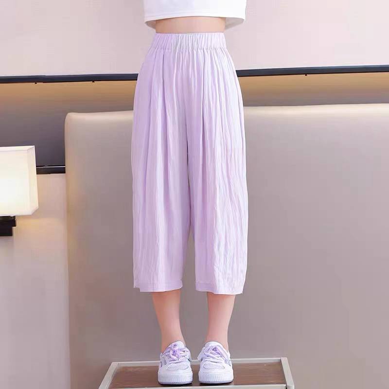 Quần gió suông lửng cho bé gái size đại BEESHOP H26078