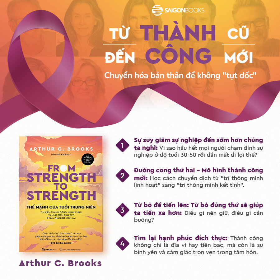 Sách - Thế Mạnh Của Tuổi Trung Niên - From Strength To Strength