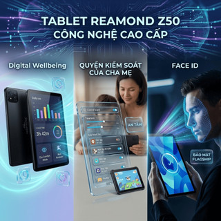 Máy Tính Bảng Reamond Z50| Tablet Học Tập Giải Trí 11 Inch Ram 16GB| Rom 512GB| Pin 10.000 mAh
