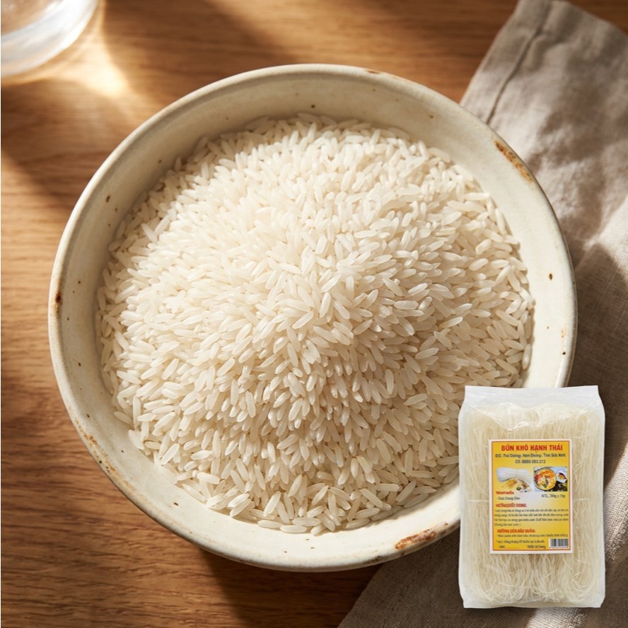 Bún Gạo Trắng Luafoods 1KG,100% Gạo Trắng Chọn Lọc, Đa Dụng Cho Gia Đình