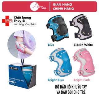 [Thuỵ Sĩ] Bộ bảo hộ tay chân cho bé từ 4 tuổi - Dùng cho xe đạp, patin, scooter, xe thăng bằng