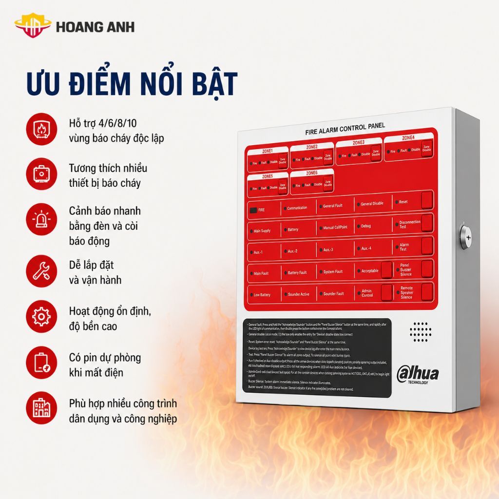 Tủ Điều Khiển Báo Cháy Dahua